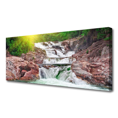 Quadro em tela Cachoeira da Natureza