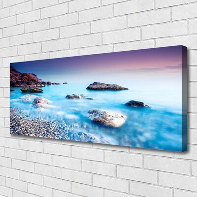 Quadro canvas Mar de Seixos Zen