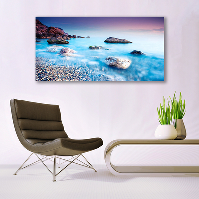 Quadro canvas Mar de Seixos Zen