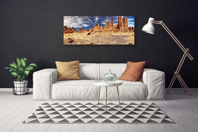 Quadro canvas Paisagem desértica de areia