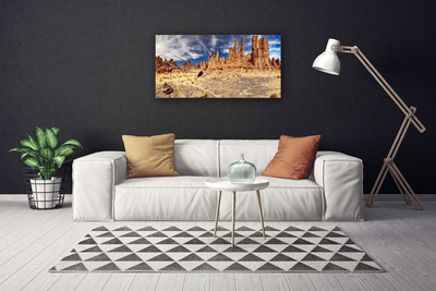 Quadro canvas Paisagem desértica de areia