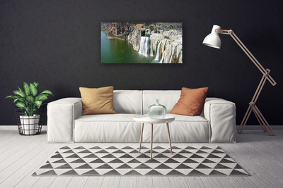 Quadro em tela Paisagem do Lago Cachoeira