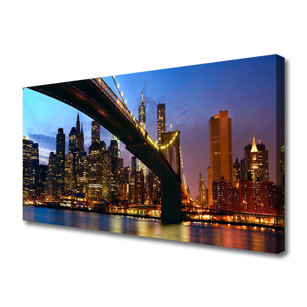 Quadro canvas Água da Cidade da Ponte