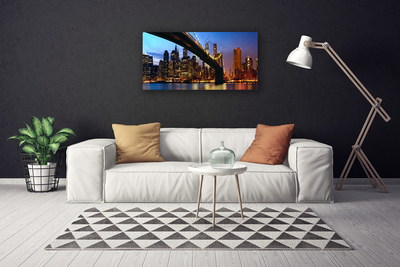 Quadro canvas Água da Cidade da Ponte