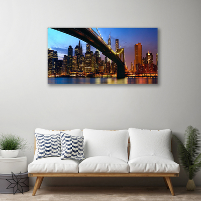 Quadro canvas Água da Cidade da Ponte