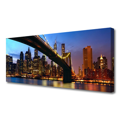 Quadro canvas Água da Cidade da Ponte