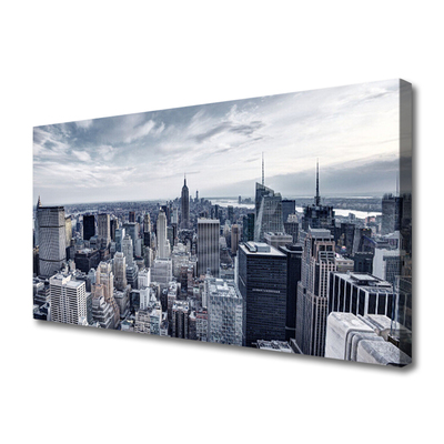 Quadro em tela Casas da Cidade