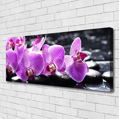 Quadro canvas Flor na Parede