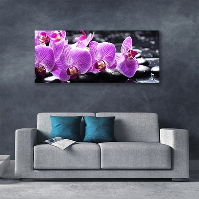 Quadro canvas Flor na Parede