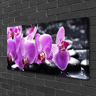 Quadro canvas Flor na Parede