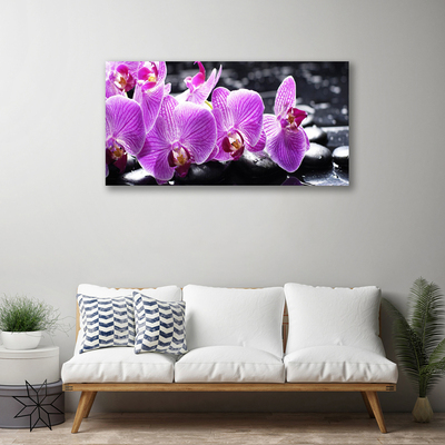 Quadro canvas Flor na Parede