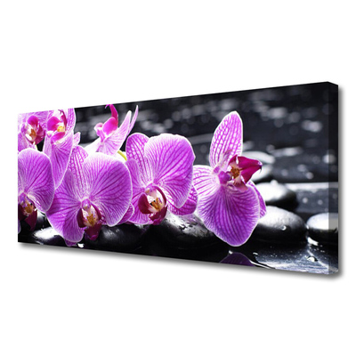 Quadro canvas Flor na Parede