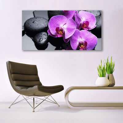 Quadro em tela Flor na Parede