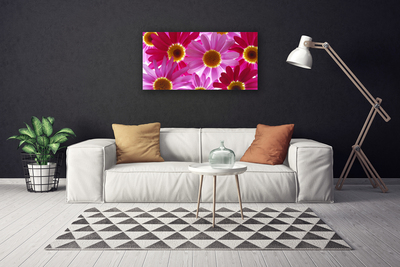 Quadro canvas Flores na Parede