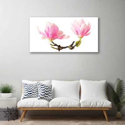 Quadro em tela Flores na Parede