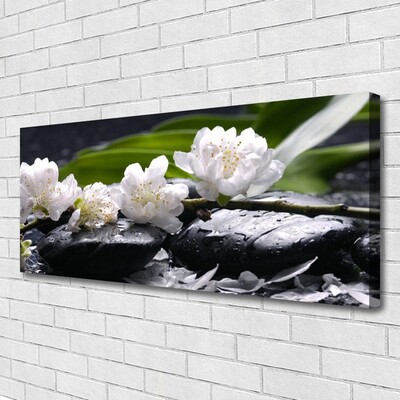 Quadro em tela Pedras de flores