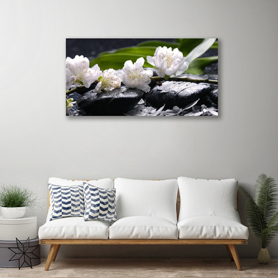 Quadro em tela Pedras de flores