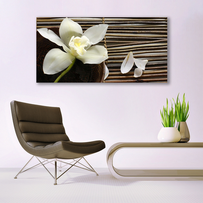 Quadro em tela Flor na Parede