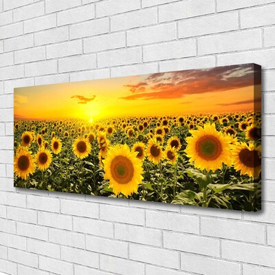 Quadro em tela Girassóis