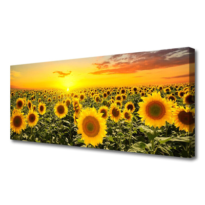 Quadro em tela Girassóis