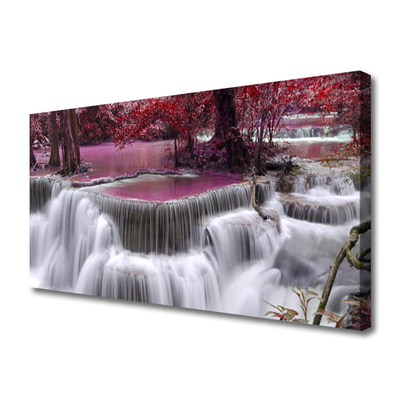 Quadro canvas Cachoeira Árvore Natureza