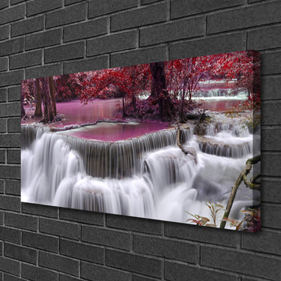 Quadro canvas Cachoeira Árvore Natureza