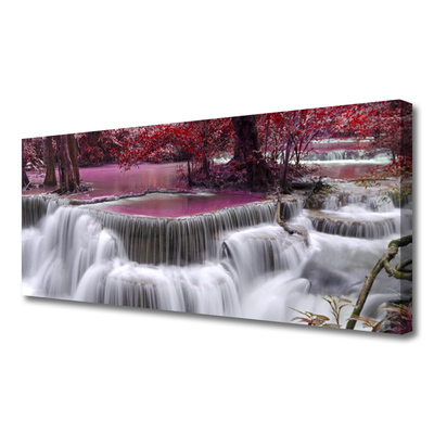 Quadro canvas Cachoeira Árvore Natureza