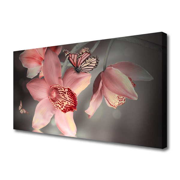 Quadro canvas Flores na Parede