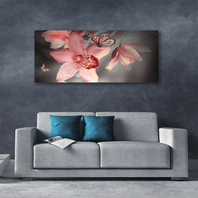 Quadro canvas Flores na Parede