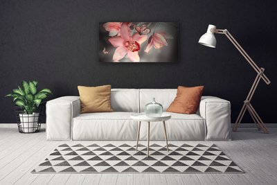 Quadro canvas Flores na Parede