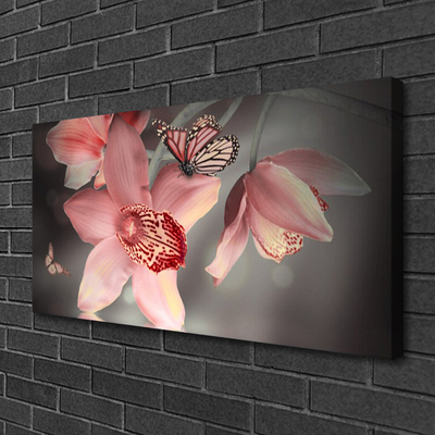 Quadro canvas Flores na Parede