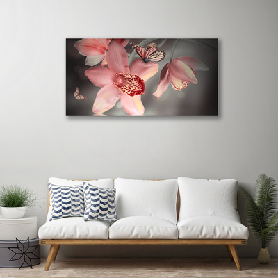 Quadro canvas Flores na Parede