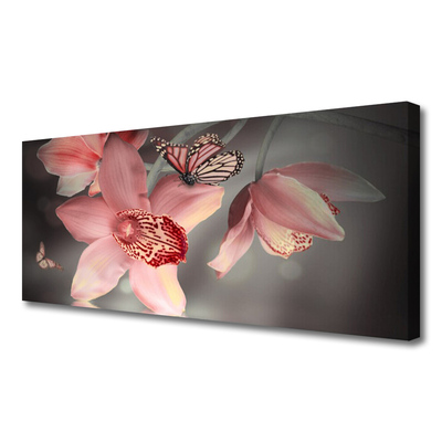 Quadro canvas Flores na Parede
