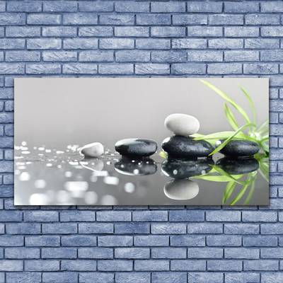 Quadro em tela Spa de Grama Zen Stones
