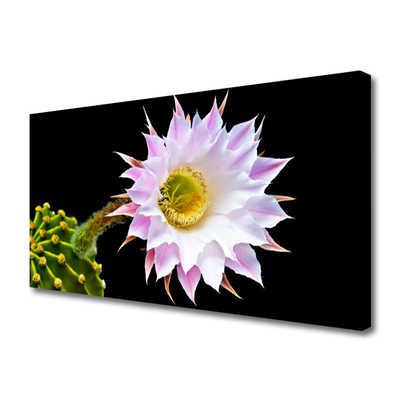 Quadro canvas Flor na Parede
