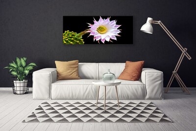 Quadro canvas Flor na Parede