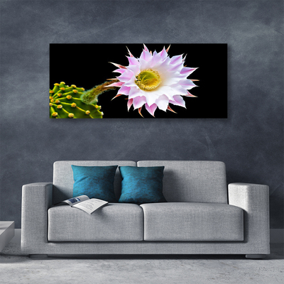 Quadro canvas Flor na Parede