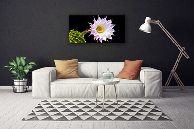 Quadro canvas Flor na Parede