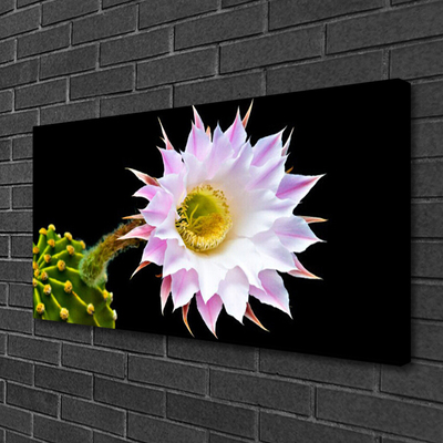 Quadro canvas Flor na Parede
