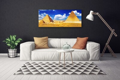 Quadro canvas Paisagem das Pirâmides do Deserto