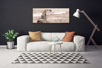 Quadro em tela Arquitetura de Praia do Mar