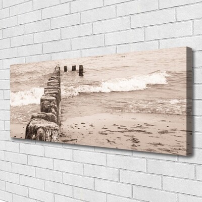 Quadro em tela Arquitetura de Praia do Mar