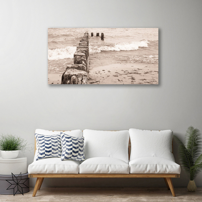 Quadro em tela Arquitetura de Praia do Mar