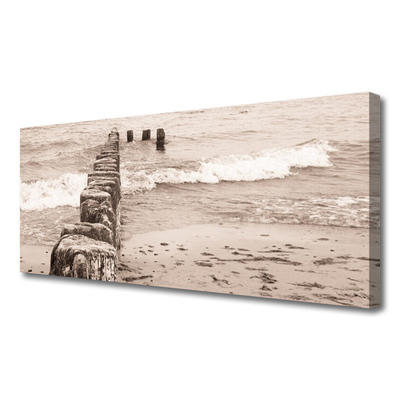 Quadro em tela Arquitetura de Praia do Mar