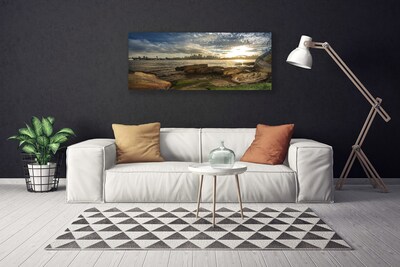 Quadro em tela Paisagem da Cidade do Mar