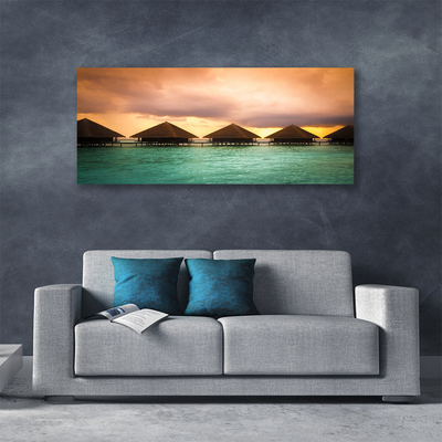 Quadro canvas Arquitetura do Mar Água