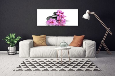 Quadro canvas Lindas pedras de flores