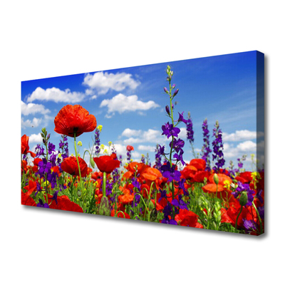 Quadro canvas Planta de tulipas