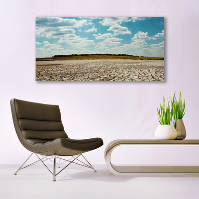 Quadro em tela Paisagem desértica de areia