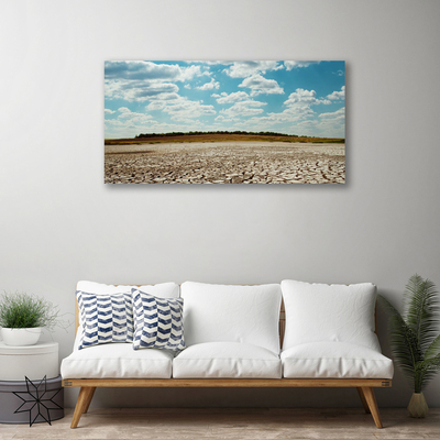 Quadro em tela Paisagem desértica de areia